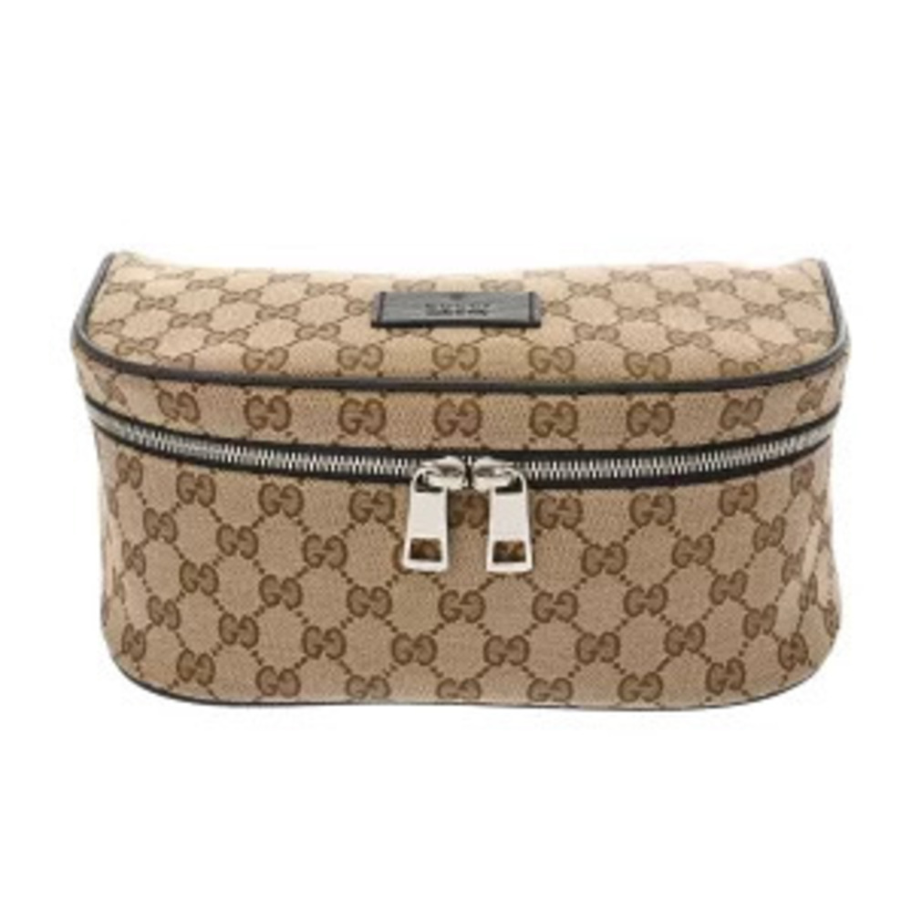 Gucci Body Bum Crossbody Belt Bag GG Beige Ebony Supreme Canvas Waist